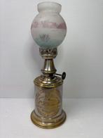 Lampe pigeon-Hirondelle-XIXème - Petroleumlamp - Chroom,
