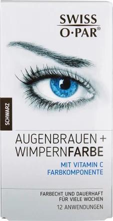 Swiss O-Par wenkbrauwen en wimperkleur zwart, Sieraden, Tassen en Uiterlijk, Uiterlijk | Cosmetica en Make-up, Verzenden
