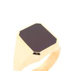 Gouden zegelring met carneool | Heren (vintage, heren ring), Sieraden, Tassen en Uiterlijk, Ringen, Gebruikt, Overige kleuren