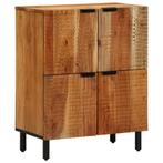 vidaXL Dressoir60x33x75 cm massief acaciahout, Huis en Inrichting, Woonaccessoires | Cd- en Dvd-rekken, Verzenden, Nieuw