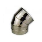 Dubbelwandig RVS, bocht 5° graden,  Ø300/350, Huis en Inrichting, Kachels, Ophalen of Verzenden, Nieuw