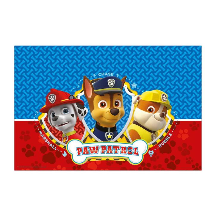 1 FSC Paper Tablecover 120x180cm Paw Patrol Ready For Action, Hobby en Vrije tijd, Feestartikelen, Nieuw, Verzenden