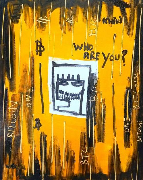 0xec6d0 (XX-XXI) - One Bitcoin N°49 of 500 - XL, Antiek en Kunst, Kunst | Schilderijen | Modern