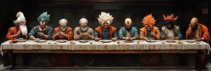 I_KONIQ - Goku last supper - Giga size, Spelcomputers en Games, Spelcomputers | Overige Accessoires