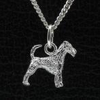 Zilveren Irish terrier ketting hanger - klein, Verzenden, Nieuw