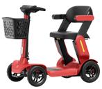Paiseec S3 Rood lichtgewicht opvouwbare scootmobiel, Ophalen of Verzenden, Nieuw