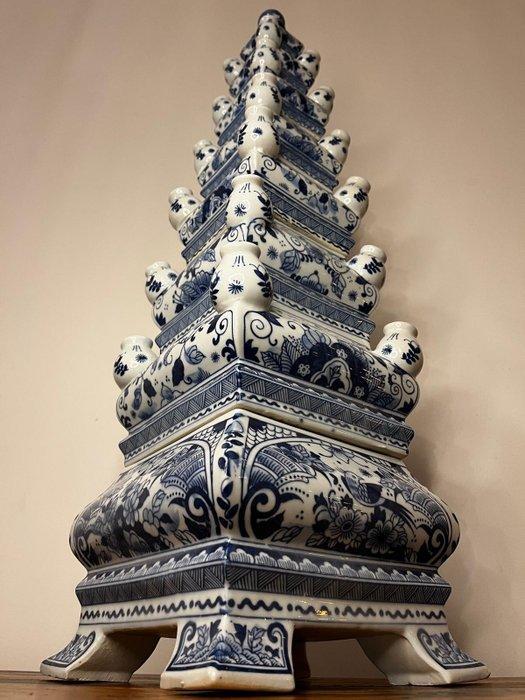 Vaas - Delfts Blauw - Aardewerk - Handbeschilderd XXL, Antiek en Kunst, Antiek | Glas en Kristal