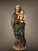 sculptuur, Madonna met kind / laat gotiek / 15e eeuw, Antiek en Kunst