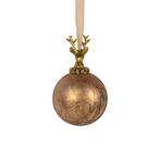 decoratie bal hert antiek bruin 10cm, Huis en Inrichting, Woonaccessoires | Overige, Nieuw, Verzenden