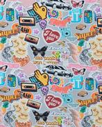 Tricot/Jersey Stickers Grijs, Hobby en Vrije tijd, Stoffen en Lappen, Nieuw, Grijs