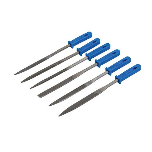 Silverline Naaldvijlenset - 6-delig - Stootbestendige han..., Doe-het-zelf en Verbouw, Gereedschap | Handgereedschap, Nieuw, Ophalen of Verzenden