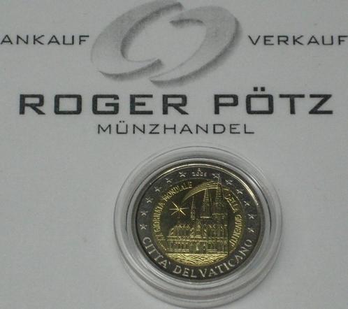 Vatikan 2 Euro Weltjugendtag Koelner Dom 2005 koper-nikkel, Postzegels en Munten, Munten | Europa | Euromunten, Verzenden