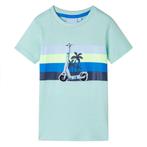 vidaXL Kindershirt 128 lichtmint, Verzenden, Nieuw