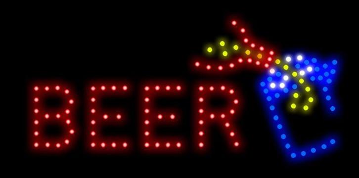 Bier drank club LED bord lamp verlichting lichtbak reclamebo, Verzamelen, Merken en Reclamevoorwerpen, Nieuw, Verzenden