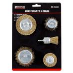 Set van 5 borstels: 2 staalborstels: 50 en 75 mm + 3, Ophalen of Verzenden, Nieuw