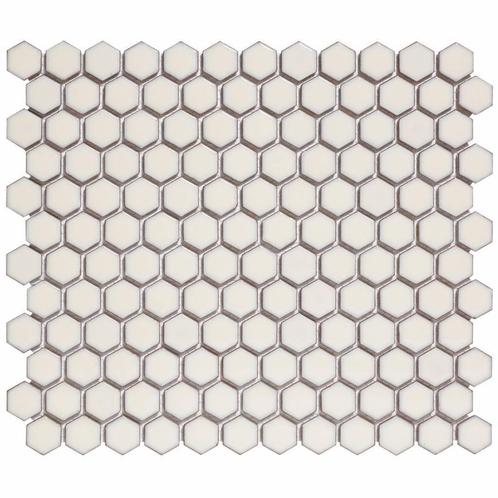 Mozaïek Barcelona 26x30 cm Geglazuurd Porselein Hexagon, Doe-het-zelf en Verbouw, Tegels, Overige typen, Nieuw, Overige materialen
