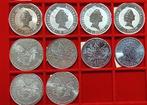 Australië, Canada, Verenigde Staten. 1 Dollar Lot 10 monete, Postzegels en Munten, Munten | Europa | Niet-Euromunten