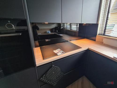 Keukenachterwand van glas bestel je bij dé specialist in NL, Huis en Inrichting, Keuken | Keukenelementen, Nieuw, Ophalen of Verzenden