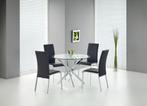 Stijlvolle RAYMOND Tafel | Retourdeal | 4-Zits (eettafel), 100 tot 150 cm, Rond, Nieuw, Vier personen