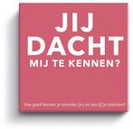 Jij dacht mij te kennen? | Tactic - Gezelschapsspellen, Hobby en Vrije tijd, Gezelschapsspellen | Bordspellen, Verzenden, Nieuw