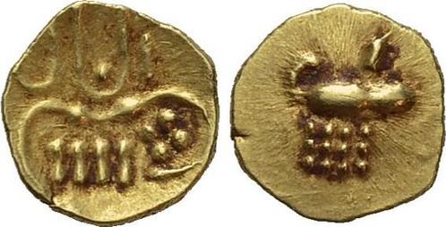 Goud-fanam o Jahr 1740 Indonesien-niederlaendisch Ost Indien, Postzegels en Munten, Munten en Bankbiljetten | Toebehoren, Verzenden