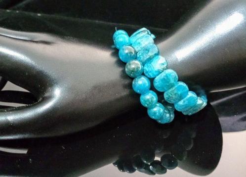 **Zonder Verkoopsprijs**Apatiet 2 armbanden 100*/*, Verzamelen, Mineralen en Fossielen