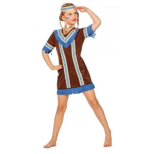 Indianen jurkje voor meisjes - Indianen kleding, Kinderen en Baby's, Carnavalskleding en Verkleedspullen, Ophalen of Verzenden