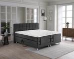 ACTIE! Elektrische boxspring Arizona 160 200 Antraciet, Verzenden, 200 cm, 160 cm, Nieuw