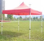 Opvouwbare Partytent 3×3 meter zonder zijwanden in Rood, Tuin en Terras, Verzenden, Nieuw, 2 meter of meer, Partytent