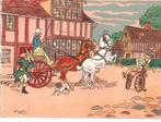 Frankrijk - Illustrateurs Art Déco - paardhumor,, Verzamelen, Gelopen