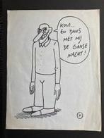 Kamagurka (1956) - Originele tekening - Dans met mij de hele, Antiek en Kunst