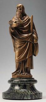 sculptuur, Heilige Andreas - 18.5 cm - Brons