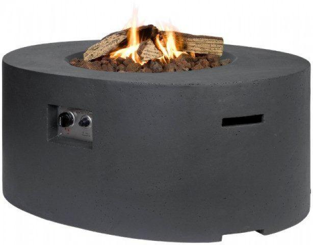 Happy Cocoon Vuurtafel ovaal antraciet * SALE * |, Tuin en Terras, Tuinsets en Loungesets, Ophalen of Verzenden