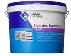 Sigma Sigmatex Superlatex Satin - Ral 7021 - 1 liter, Doe-het-zelf en Verbouw, Verzenden, Nieuw