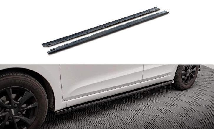 Zijskirts Hyundai I20 FL  2018 - 2020 Maxton Glans Zwart, Auto-onderdelen, Carrosserie en Plaatwerk, Ophalen of Verzenden