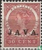 Nederlands-Indië - Koningin Wilhelmina - JAVA - 1908, Postzegels en Munten, Postzegels | Nederlands-Indië en Nieuw-Guinea, Verzenden