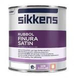 Sikkens Rubbol Finura Satin met geringe donkervergeling 1000, Doe-het-zelf en Verbouw, Verf, Beits en Lak, Ophalen of Verzenden