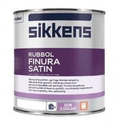 Sikkens Rubbol Finura Satin met geringe donkervergeling 1000, Doe-het-zelf en Verbouw, Verf, Beits en Lak, Nieuw, Ophalen of Verzenden