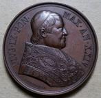 Pauselijke Staat. Medaille uit 1869 Verdediging van de, Postzegels en Munten