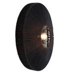 Landelijke wandlamp zwart, Sanny, met schakelaar, Ophalen of Verzenden, Nieuw, Metaal, Landelijk
