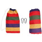 Benson Rood gestreepte hangmat - 1 persoons - Inclusief o..., Caravans en Kamperen, Ophalen of Verzenden, Nieuw