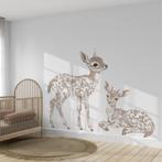 Muursticker Floral – Schattige hertjes voor de baby- of k., Ophalen of Verzenden, Nieuw