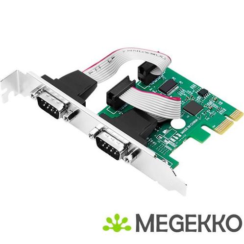 LogiLink PC0031 PCI Express 2x serile adapter, Computers en Software, Netwerkkaarten, Nieuw, Verzenden