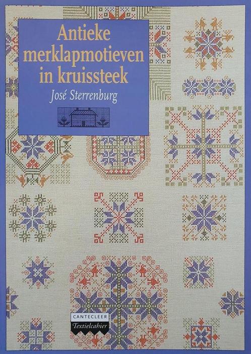 Antieke merklapmotieven in kruissteek / Cantecleer, Boeken, Hobby en Vrije tijd, Zo goed als nieuw, Verzenden