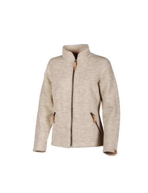 Ivanhoe dames wollen full-zip vest NLS Twig Birch 100% on..., Kleding | Dames, Truien en Vesten, Wit, Nieuw, Verzenden