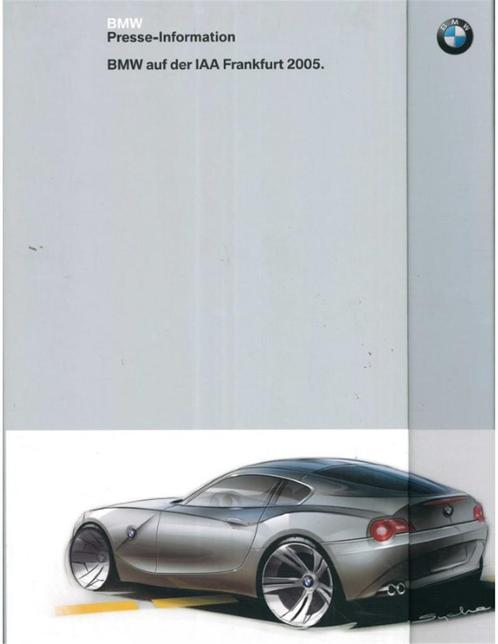 2005 BMW FRANKFURT HARDCOVER PERSMAP DUITS, Boeken, Auto's | Folders en Tijdschriften, BMW