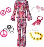 2dekans | dressforfun - dameskostuum hippie flowerpower - L, Ophalen of Verzenden, Zo goed als nieuw