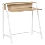 TRUUSK Bureau Moderne Computertafel Met Opbergvak & Kabeldoo, Huis en Inrichting, Bureaus, Verzenden, Nieuw