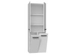 Badkamerkast Met 2 Wasmanden Wit glans, Huis en Inrichting, Badkamer | Badkamermeubels, (Half)hoge kast, Verzenden, Nieuw, 50 tot 100 cm
