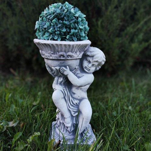 Beeld, Angel - 33 cm - Beton, Antiek en Kunst, Curiosa en Brocante